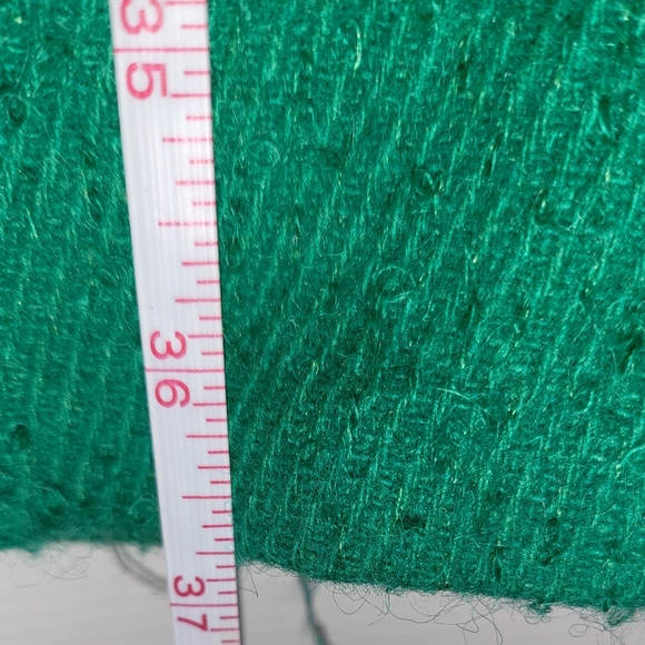 VINTAGE PETIT Handmade Emerald ILGWU 1980s Kelly Green Mohair Suit, Small/Petite - Picture 10 of 16